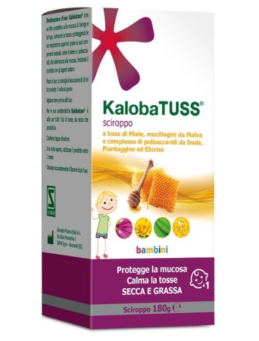 Kalobatuss - sciroppo pediatrico per tosse secca e grassa - 180 g