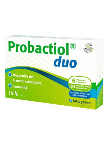 Probactiol duo - integratore di probiotici - 15 capsule Probactiol duo - integratore di probiotici - 15 capsule
