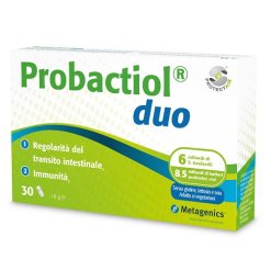 Probactiol Duo - Integratore di Probiotici - 30 Capsule