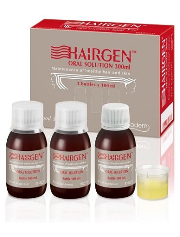Hairgen soluzione orale integratore capelli e pelle 3 x 100 ml