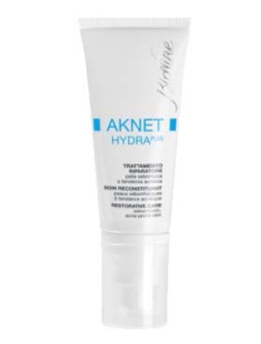 Bionike aknet hydra plus - gel-crema viso idratante restitutiva - 40 ml