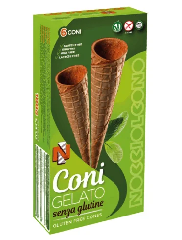 Coni gelato senza glutine 6 pezzi Coni gelato senza glutine 6 pezzi