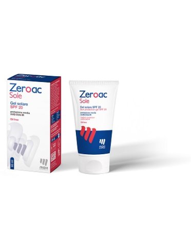 Zeroac sole gel sole protezione media spf20 60 ml