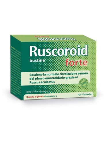 Ruscoroid forte 8 bustine da 3,5 g