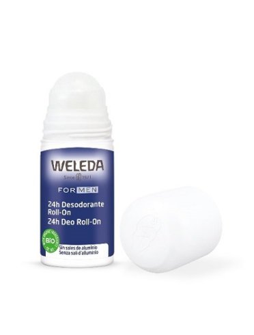 Weleda - deodorante uomo roll-on 24h - 50 ml