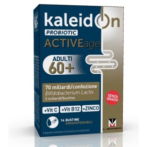 Kaleidon Probiotic Activ Age - Integratore per Favorire l'Equilibrio della Flora Intestinale - 14 Bustine