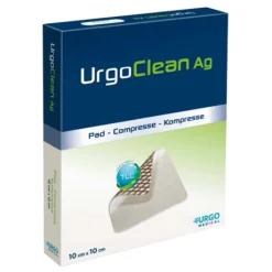 MEDICAZIONE TNT ASSORBENTE GELIFICANTE URGOCLEAN AG/SILVER 15X15CM 5 PEZZI