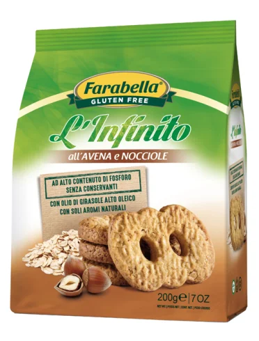 Farabella infinito avena/nocciole 200 g Farabella infinito avena/nocciole 200 g