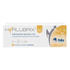 Hyalubrix 60 - Siringa Intra-Articolare Acido Ialuronico 1.5% - 1 Siringa