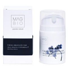 MAGBIO CREMA VISO ALL'ALOE E BAVA DI LUMACA PER PELLE NORMALE 50 ML AIRLESS PLASTICA BIANCO