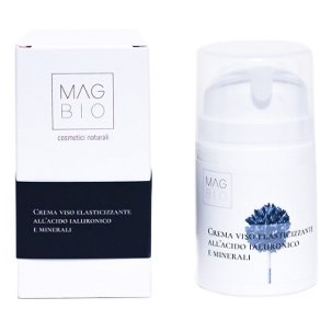 MAGBIO CREMA IDRATANTE VISO MALVA E VITAMINA F PER PELLE SECCA AIRLESS PLASTICA BIANCO 50 ML