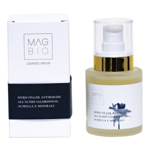 Magbio Siero Filler Viso Antirughe con Acido Ialuronico e Acmella Oleracea 30 ml