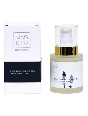 Magbio siero pelle impura con fomes officinalis flacone in vetro 30 ml