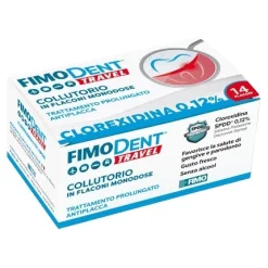 FIMODENT TRAVEL COLLUTORIO CLOREXIDINA SPDD 0,12% 14 FLACONCINI MONODOSE 10 ML