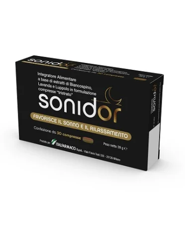 Sonidor - integratore per favorire il sonno - 30 compresse Sonidor - integratore per favorire il sonno - 30 compresse