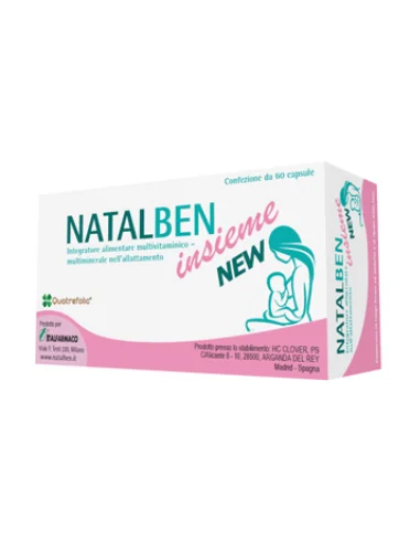 Natalben insieme - integratore per donne in allattamento - 60 capsule Natalben insieme - integratore per donne in allattamento - 60 capsule