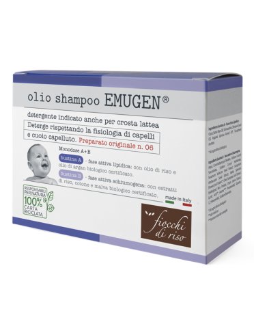 Fiocchi di riso emugen olio shampoo ultradelicato 45 ml