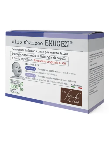 Fiocchi di riso emugen olio shampoo ultradelicato 45 ml Fiocchi di riso emugen olio shampoo ultradelicato 45 ml
