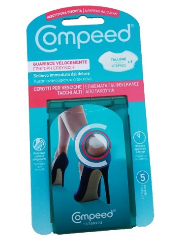 Compeed cerotti per vesciche tacchi alti 5 pezzi