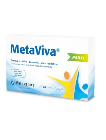 Metaviva multi - integratore multivitaminico - 30 compresse Metaviva multi - integratore multivitaminico - 30 compresse