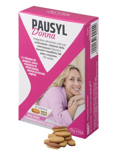 Pausyl donna - integratore per donne in menopausa - 30 compresse
