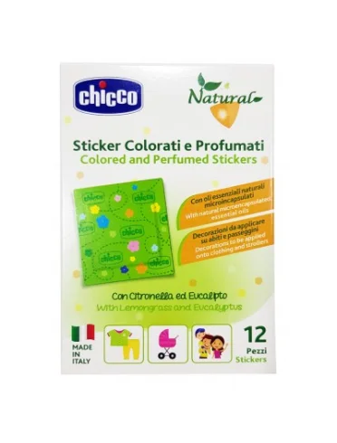 Chicco zanza cerotti antizanzara colorati e profumati 12 pezzi Chicco zanza cerotti antizanzara colorati e profumati 12 pezzi