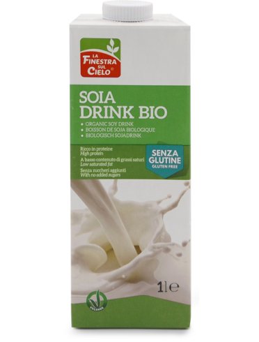 Bevanda soia drink senza glutine bio 1 litro