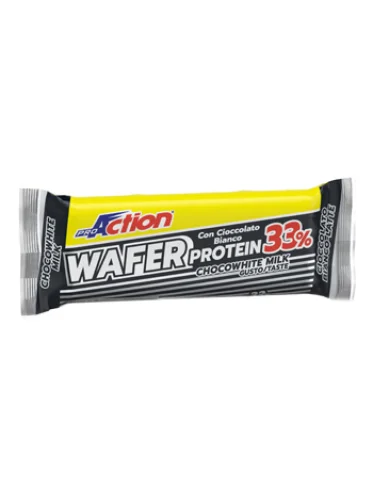 Proaction protein wafer chocolate white milk 40 g Proaction protein wafer chocolate white milk 40 g