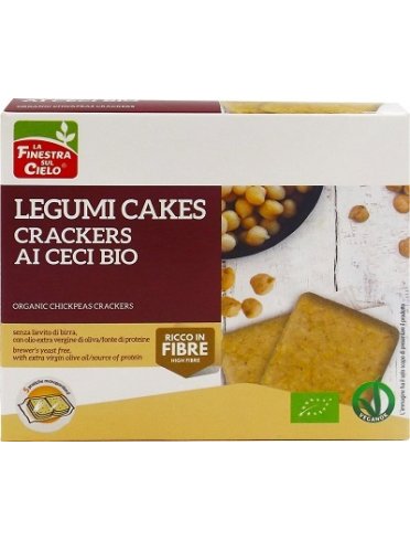 Legumicakes-crackers di ceci