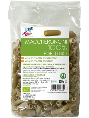 Maccheroncini piselli100% bio Maccheroncini piselli100% bio