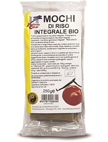 Mochi di riso integrale bio 250 g