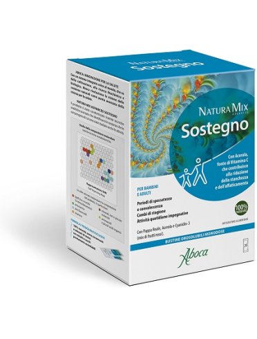 Aboca natura mix advanced sostegno - integratore per sistema immunitario - 20 bustine