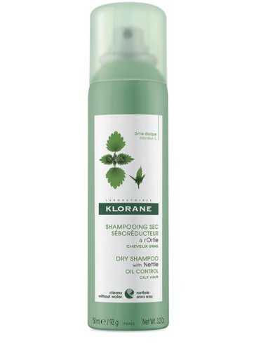 Klorane shampoo secco seboriduttore all'ortica 150 ml