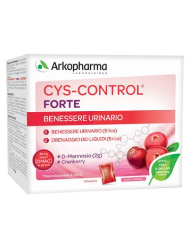 Cys-control forte con d-mannosio 14 bustine 56 g gusto lampone