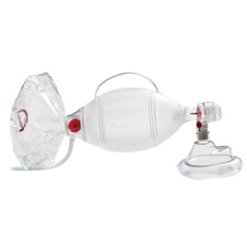 PALLONE PER RIANIMAZIONE AMBU MONOUSO COMPLETO DI MASCHERA ERESERVOIR