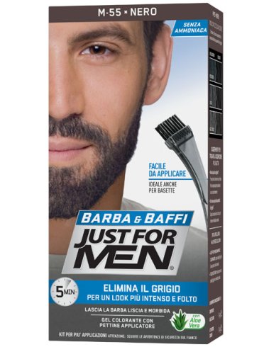 Just for men colorante barba & baffi m55 nero