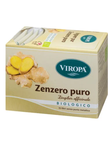 Viropa zenzero puro bio 15 bustine Viropa zenzero puro bio 15 bustine