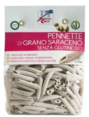 Pennette grano saraceno senza glutine 250 g Pennette grano saraceno senza glutine 250 g