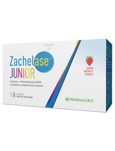 Zachelase junior - integratore per ossa e articolazioni - 10 flaconcini x 10 ml