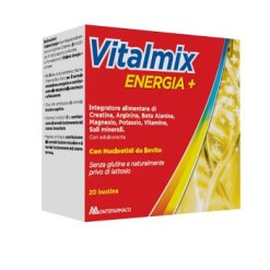 Vitalmix Energia + - Integratore con Arginina per Stanchezza e Affaticamento - 20 Bustine
