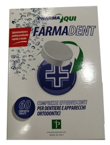 Farmadent 60 compresse effervescenti per apparecchi ortodontici
