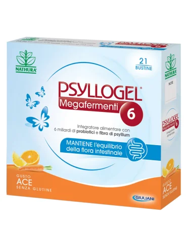 Psyllogel megafermenti 6 gusto ace - 21 bustine Psyllogel megafermenti 6 gusto ace - 21 bustine