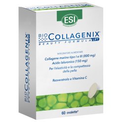 Esi BioCollagenix - Integratore di Collagene Marino per la cura della Pelle - 60 Ovalette