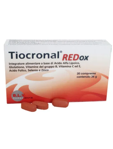 Tiocronal redox integratore antiossidante 20 compresse Tiocronal redox integratore antiossidante 20 compresse