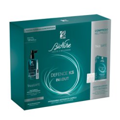 BioNike Defence KS Cofanetto In & Out - Trattamento Anti-Caduta 100 ml + Integratore Anti-Caduta 30 Compresse