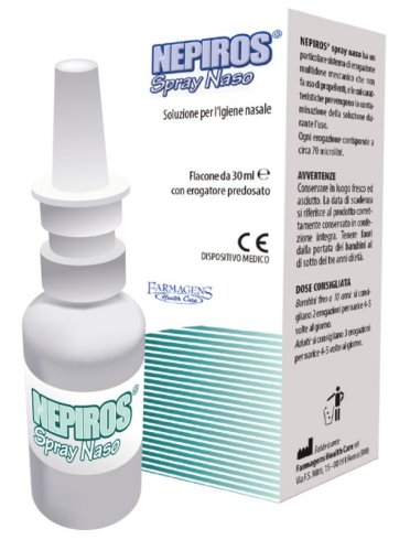 Soluzione per l'igiene nasale spray nepiros 30 ml