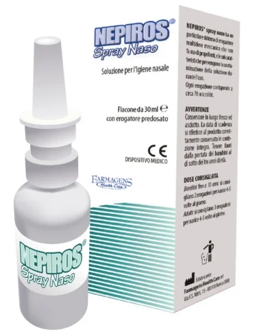 Soluzione per l'igiene nasale spray nepiros 30 ml Soluzione per l'igiene nasale spray nepiros 30 ml