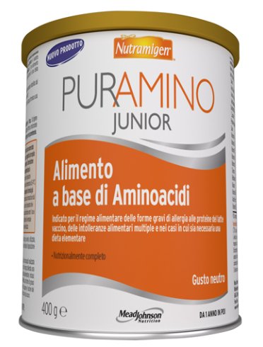 Nutramigen puramino junior 400 g per bambini dall'anno di vita in poi