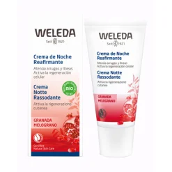Weleda - Crema Viso Notte Rassodante con Olio di Melograno - 30 ml