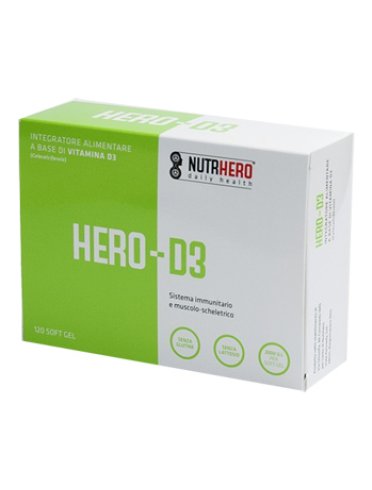 Hero d3 120 softgel